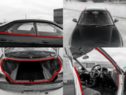 Honda Integra DB8 93-01 Full Weather Strip Kit (Trunk, Doors and Roof)